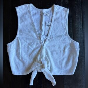NWT Abercrombie & Fitch Small Linen Top